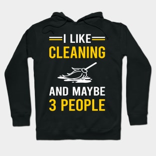 3 People Cleaning Hoodie